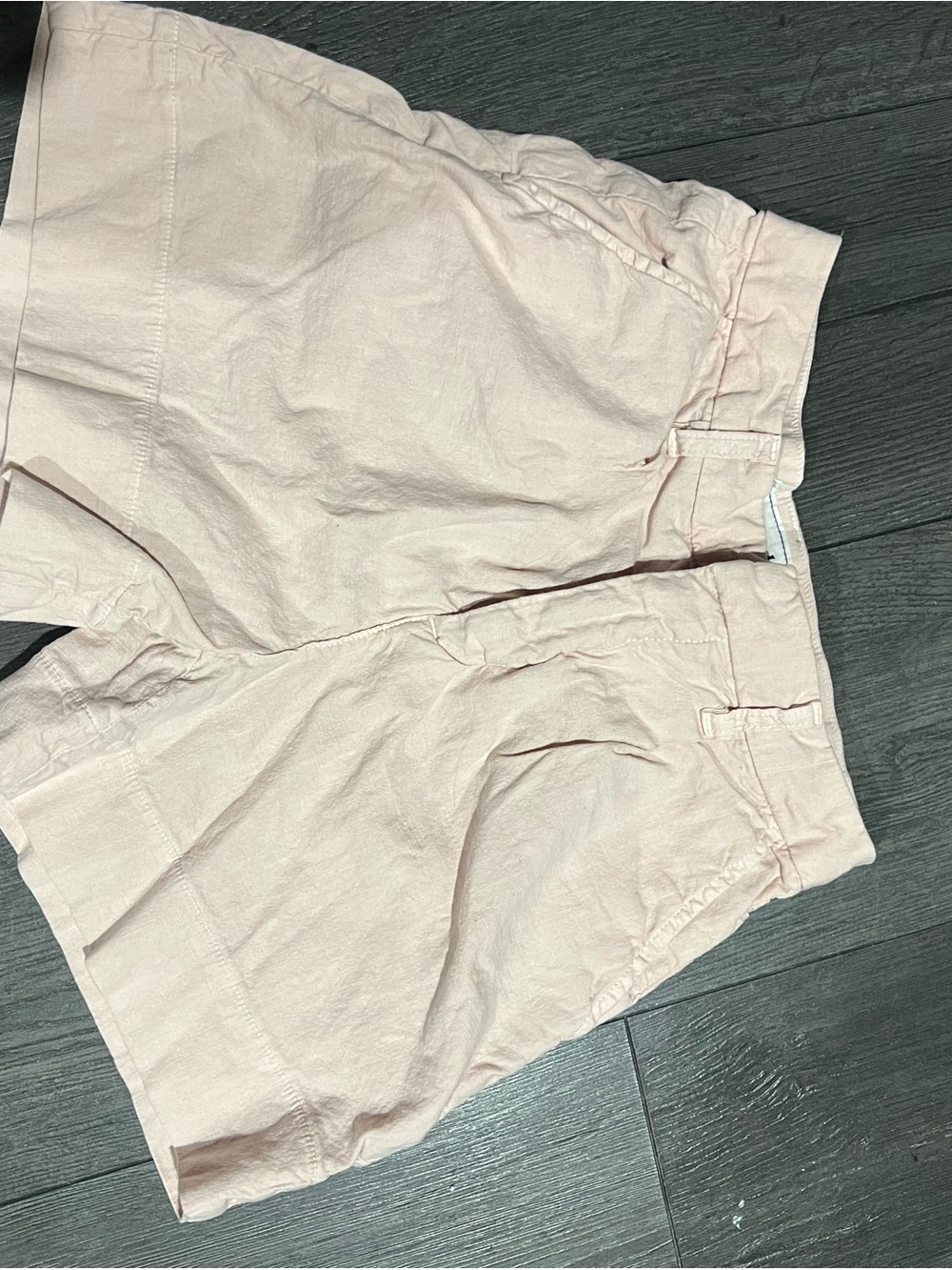 Frank & Eileen Pale Pink Cotton Bermuda Shorts